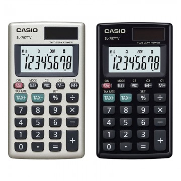 CASIO SL797TV Pocket Calculator 8Digits