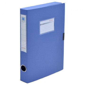 ALFAX S818 Plastic  Box File 1" A4 Blue