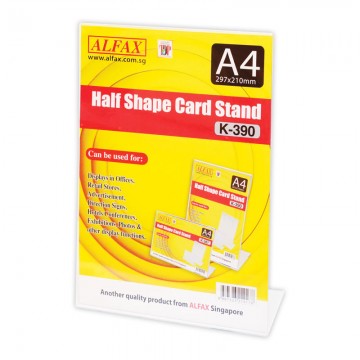 ALFAX K390 Vertical Card Stand A4