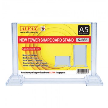 ALFAX K565 Horizontal Tower Card Stand A5