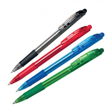 PENTEL BK417 Retractrable Ball Pen 0.7MM 12's