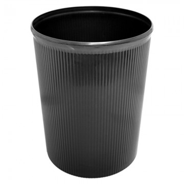 ALFAX Plastic Dustbin 8812 Black 260x329mm