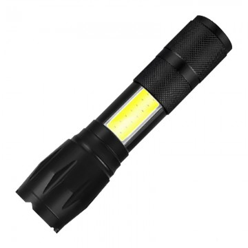 525 USB Rechargeable XPE COB LED Torchlight