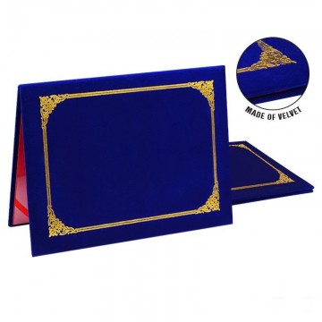 CH003 Certificate Holder A4 Blue