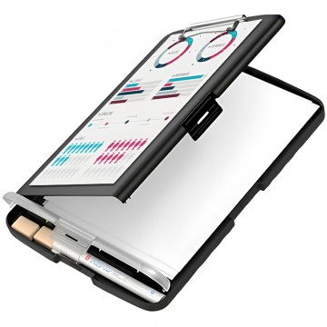 ALFAX AL83301 Clipboard + Storage Base Black