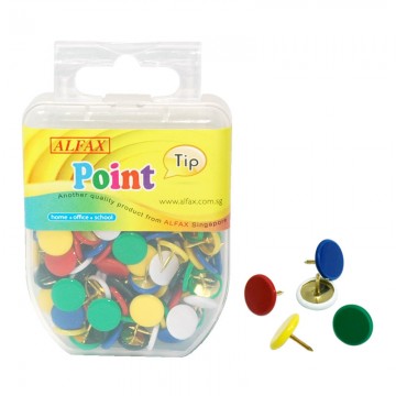 ALFAX PT603 Rubber Coating Thumb Tack 150's