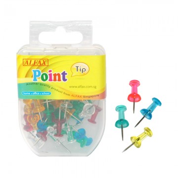 ALFAX PT619 Crystal Push Pin 60's