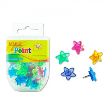 ALFAX PT630 Star Shape Crystal Pin 60's