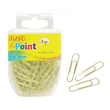 ALFAX PT636 Brass Plated Paper Clip 50mm 40's