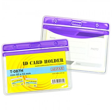 ALFAX T087H Color Name Badge 85x55mm 10's Purple
