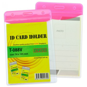 ALFAX T088V Color Name Badge 74x105mm 10's Pink