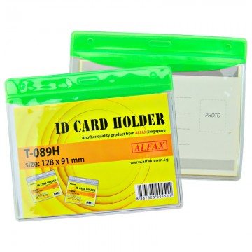 ALFAX T089H Color Name Badge 128x91mm 10's Green