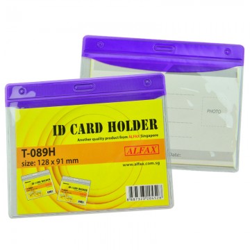 ALFAX T089H Color Name Badge 128x91mm 10's Purple