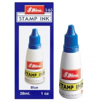 SHINY S63 Stamp Pad Ink 28ml Blue