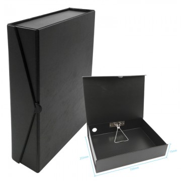 K2 8999 PVC Box File 3" F4 + Mouse Clip 75mm