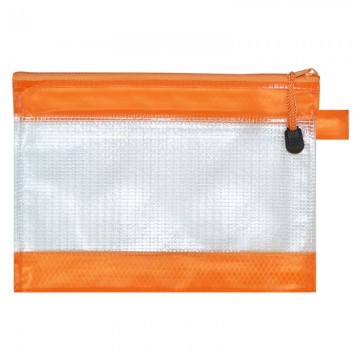 ALFAX 240172 Colour Mesh Zip Bag A5 Orange