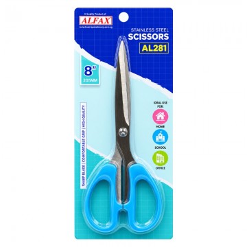 ALFAX AL281B Scissors 8" 205mm Blue Handle