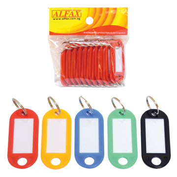 ALFAX  KT332 Key Tag Round Edge 5cm 20's