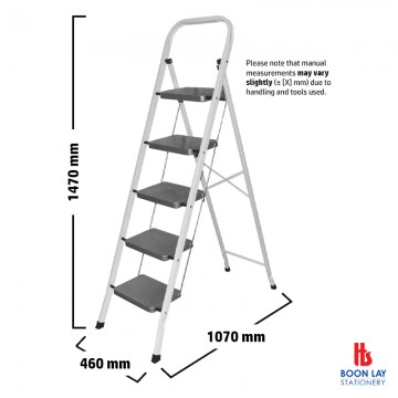 ALFAX ALT005B Square Handle Ladder 5 Steps