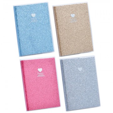 Note Book "Glitter" A6 100Pgs 50520