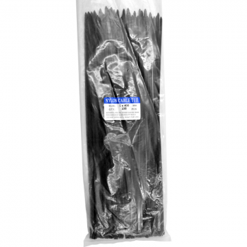 Cable Tie 5x400mm 15" Black 100's