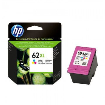 HP 62XL Tri-colour Ink Cartridge C2P07AA -(415pages)