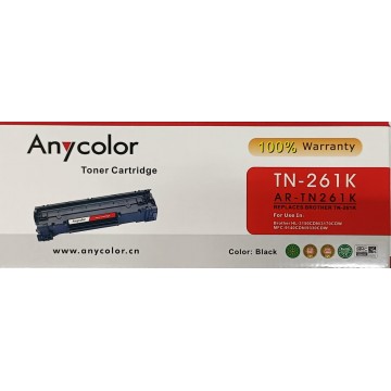 ANYCOLOR--- Compatible Toner TN261K Black