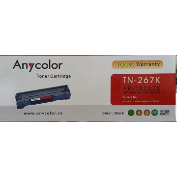 ANYCOLOR--- Compatible Toner TN267K Black