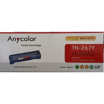 ANYCOLOR--- Compatible Toner TN267Y Yellow