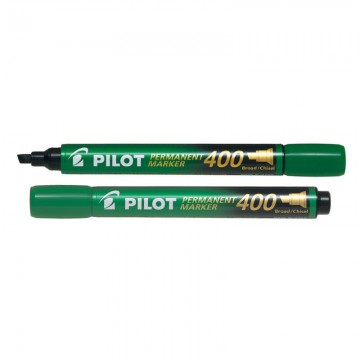 PILOT SCA400 Permanent Marker Broad Chisel Green