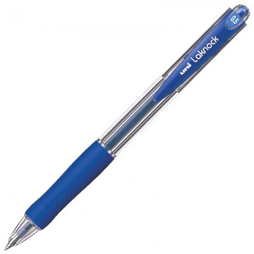 UNI SN10005 Laknock Ball Pen 0.5mm Blue