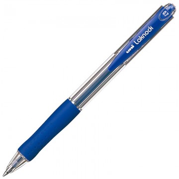 UNI SN10007 Laknock Ball Pen 0.7mm Blue