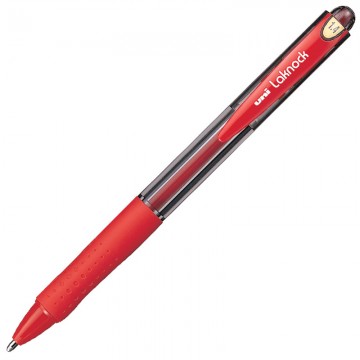 UNI SN10014 Laknock Ball Pen 1.4mm Red