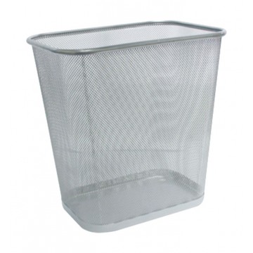ALFAX Rectangle Mesh Dustbin PB516 Silver
