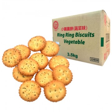 HUP SENG Ring Ring Biscuit (Vegetable) 3.5KG